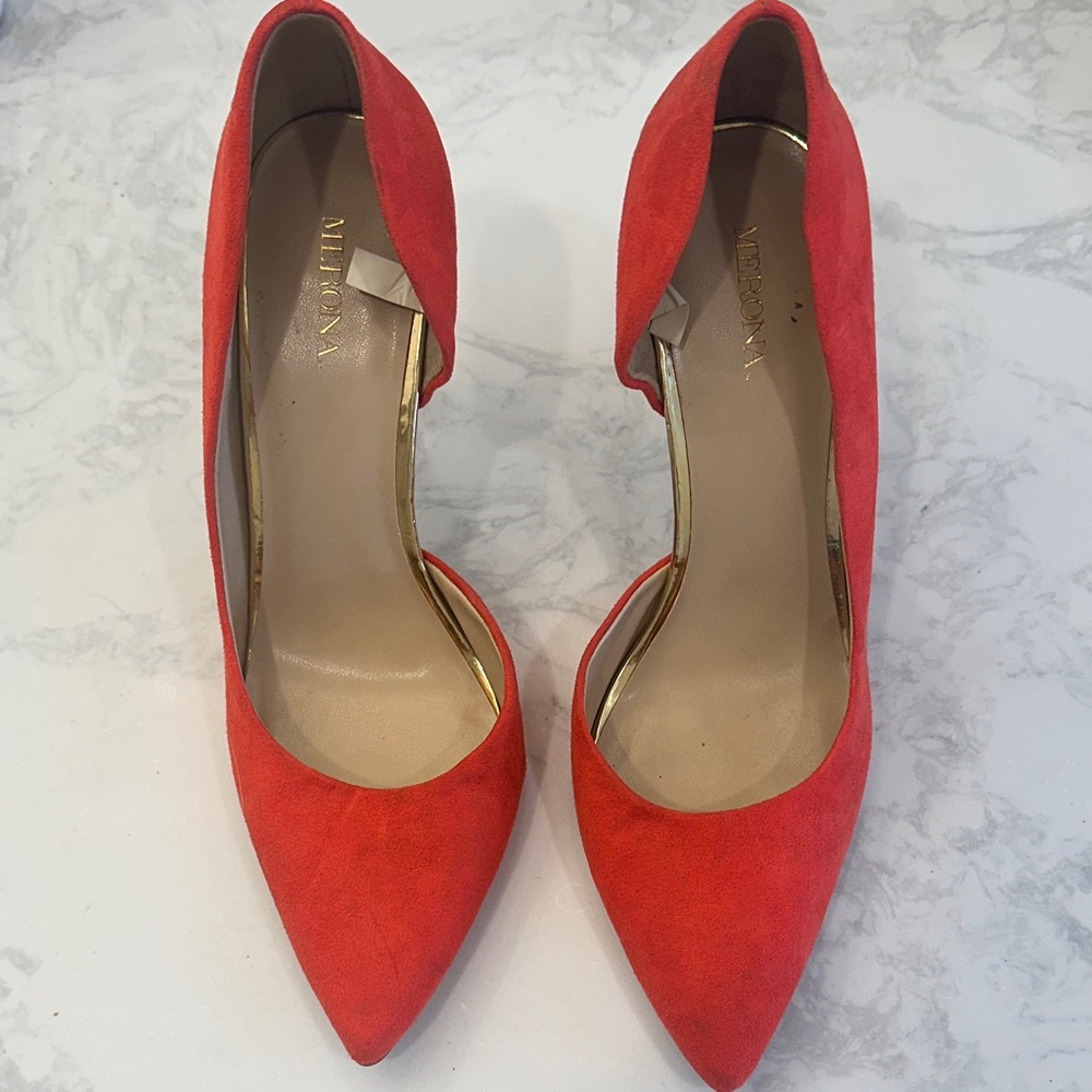 Merona Vibrant Red Heels